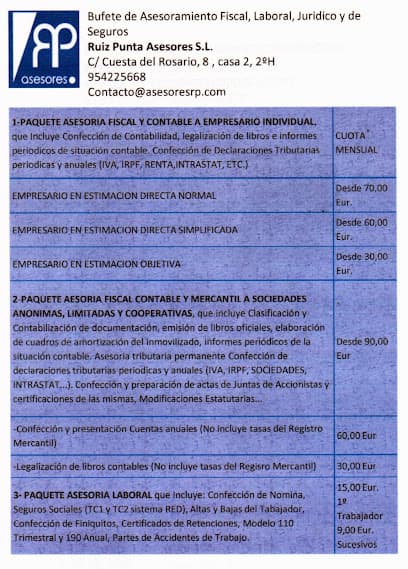 Foto de RUIZ PUNTA ASESORES SL